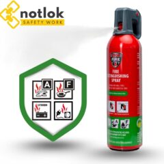 750 ml minisammutin paloluokille A F ja litiumakkujen paloihin