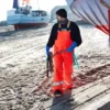 Kalastajan henkselihousut ammattikalastukseen ja kalankäsittelyyn