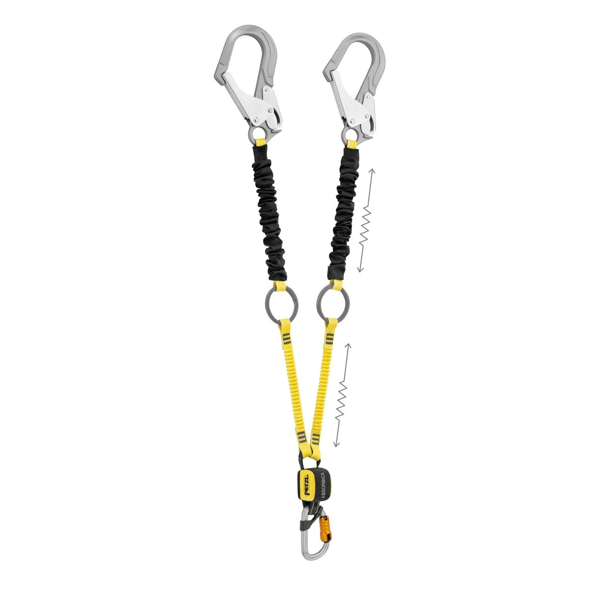 Petzl ABSORBICA-Y TIE-BACK MGO tuplaliitosköysi energianvaimentimella