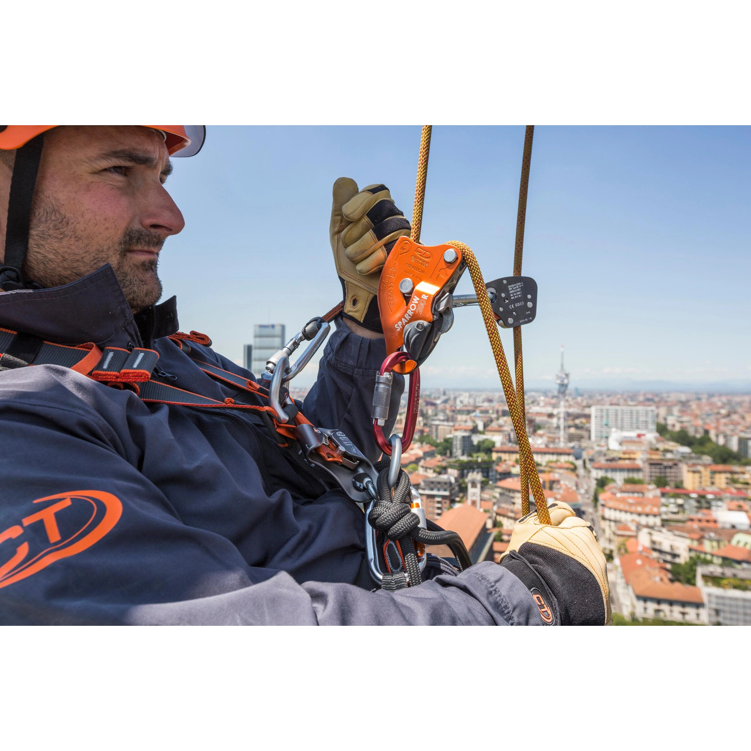 CE-sertifioitu Climbing Technology laskeutumislaite ammattilaisille