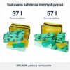SPC ADR-kemikaalivuotopakkausten 37 l ja 57 l vertailukuva