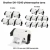 Brother DK-11240 yhteensopivat tarrat 102 × 51 mm, 600 tarraa/rulla