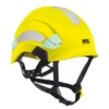 Petzl Vertex HI-VIZ keltainen suojakypärä heijastavilla nauhoilla ja leukahihnalla