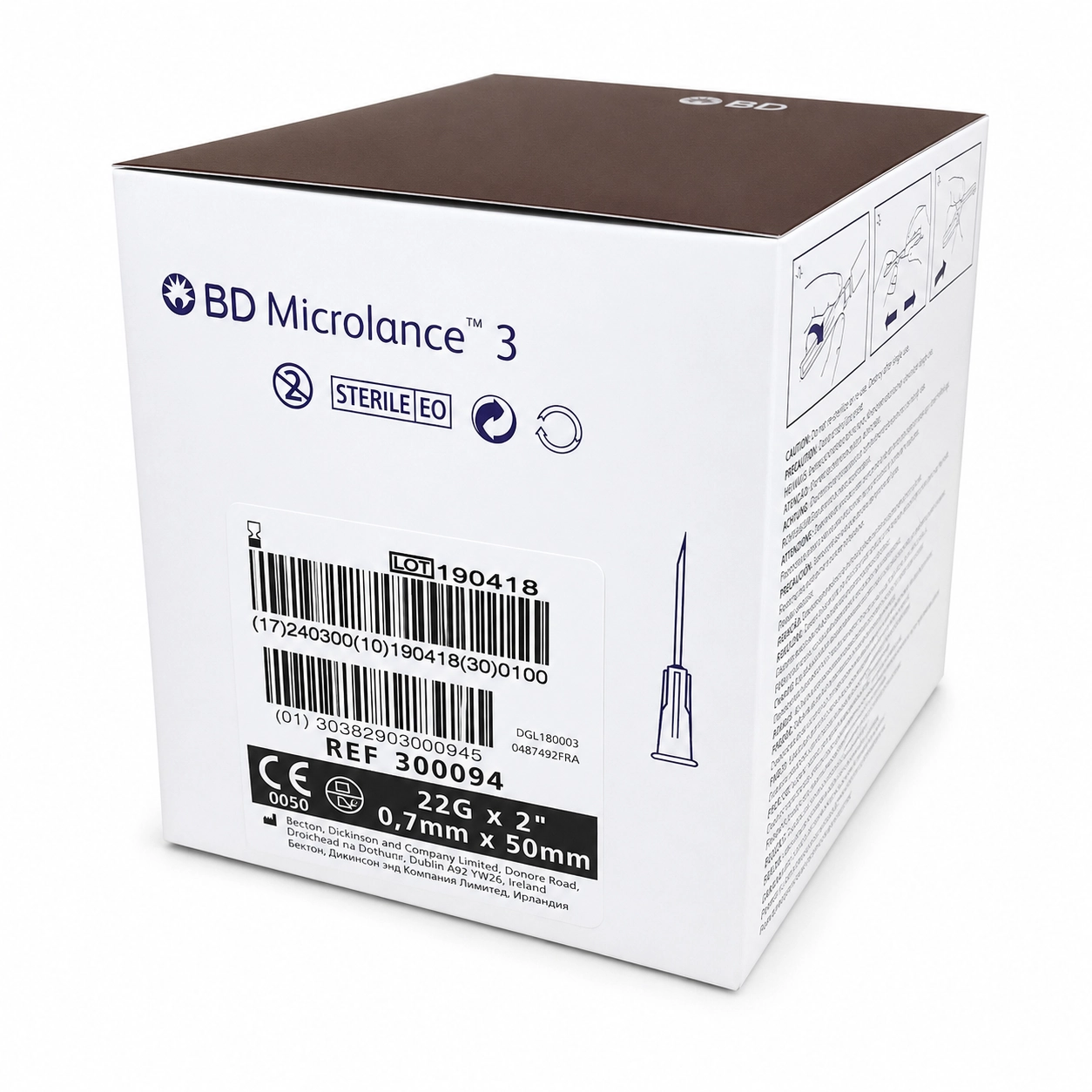 BD Microlance 22G 0,7 x 50mm OUTLET