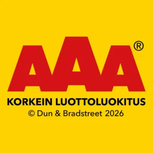 AAA korkein luottoluokitus 2026 suojaintukun väreissä
