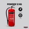 Housegard 12 kg jauhesammutin PFAS-vapaalla sammutusjauheella ja 55A 233B C -teholuokalla