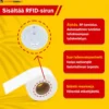 Dymo RFID-etikettirulla ja automaattisen etiketintunnistuksen mahdollistava RFID-siru