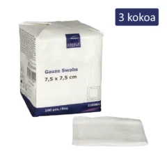 ABENA tehdaspuhdas harsotaitos terveydenhuoltoon, kolme eri kokoa