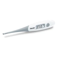 Beurer FT16 digitaalinen kuumemittari joustavalla mittauskärjellä ja 37,0 °C LCD-näytöllä.