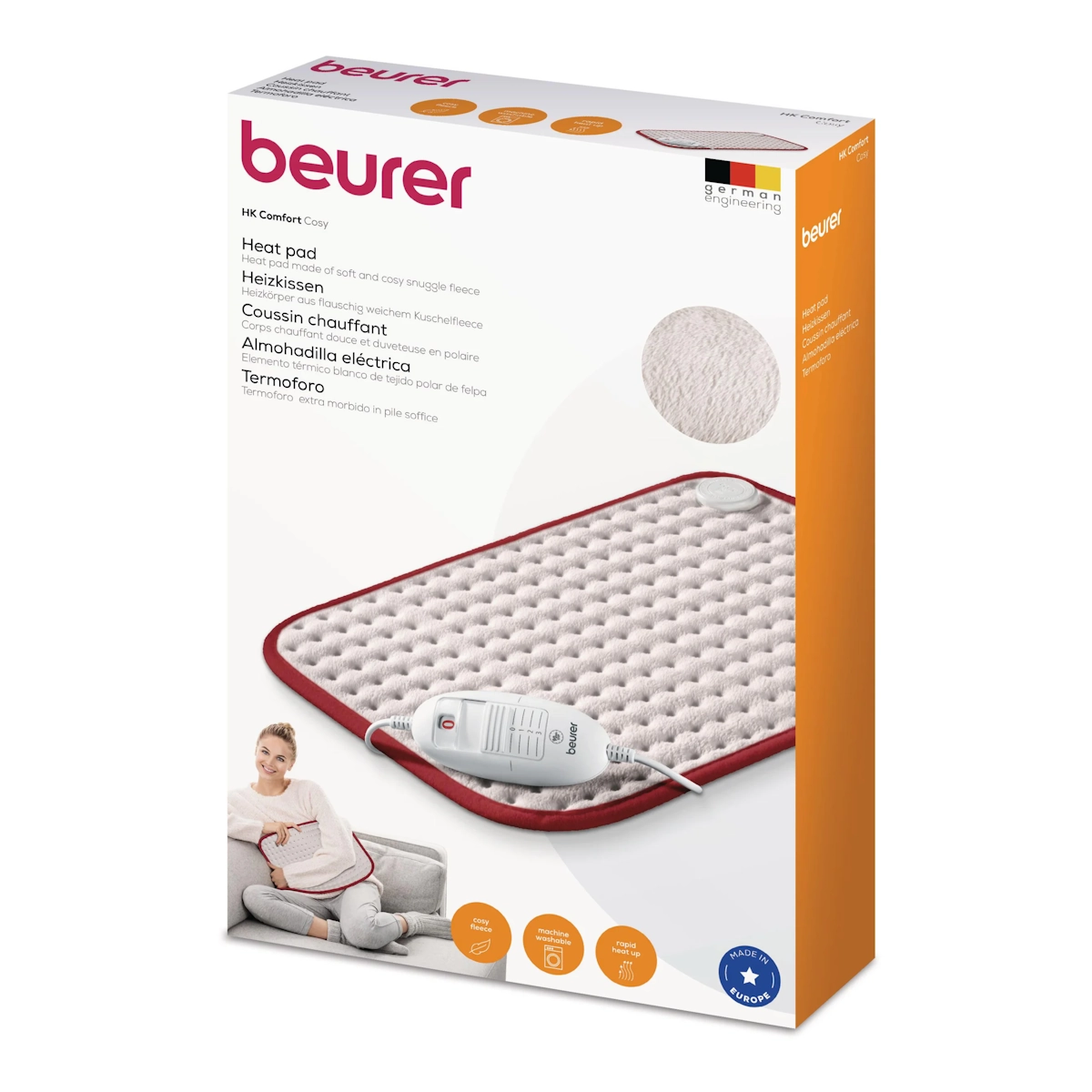 Beurer HK Comfort lämpötyyny 44 x 33 cm kolmella lämpöasetuksella