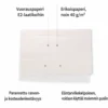 E2-laatikon suojapaperi 36 x 56 cm, 40 g/m² – rasvaa ja kosteutta kestävä elintarvikekelpoinen vuorauspaperi