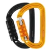 Petzl Sm'D TRIACT-LOCK 23 kN karabiini keltainen ja musta