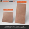 Kuparilevy 500 x 500 ja 1000 x 500 mm, paksuudet 0,5–3 mm