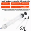 Öljyn imuruisku moottoriöljylle, vaihteistoöljylle, jarrunesteelle ja jäähdytysnesteelle