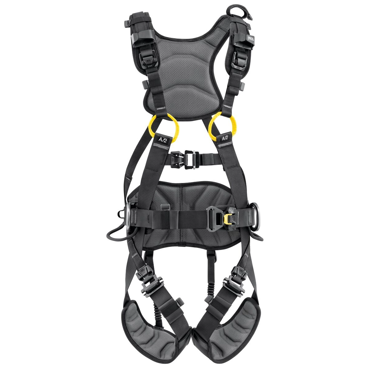 Petzl VOLT LIGHT työasemointivaljas edestä – kevyt valjas korkealla työskentelyyn