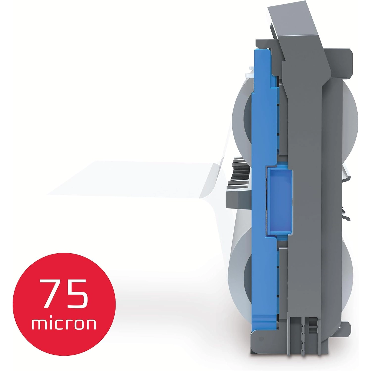 GBC Foton 30 laminointikasetti 75 µm sivulta kuvattuna