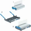 GBC Foton 30 laminointikalvorullan asennus uudelleentäytettävään kasettiin