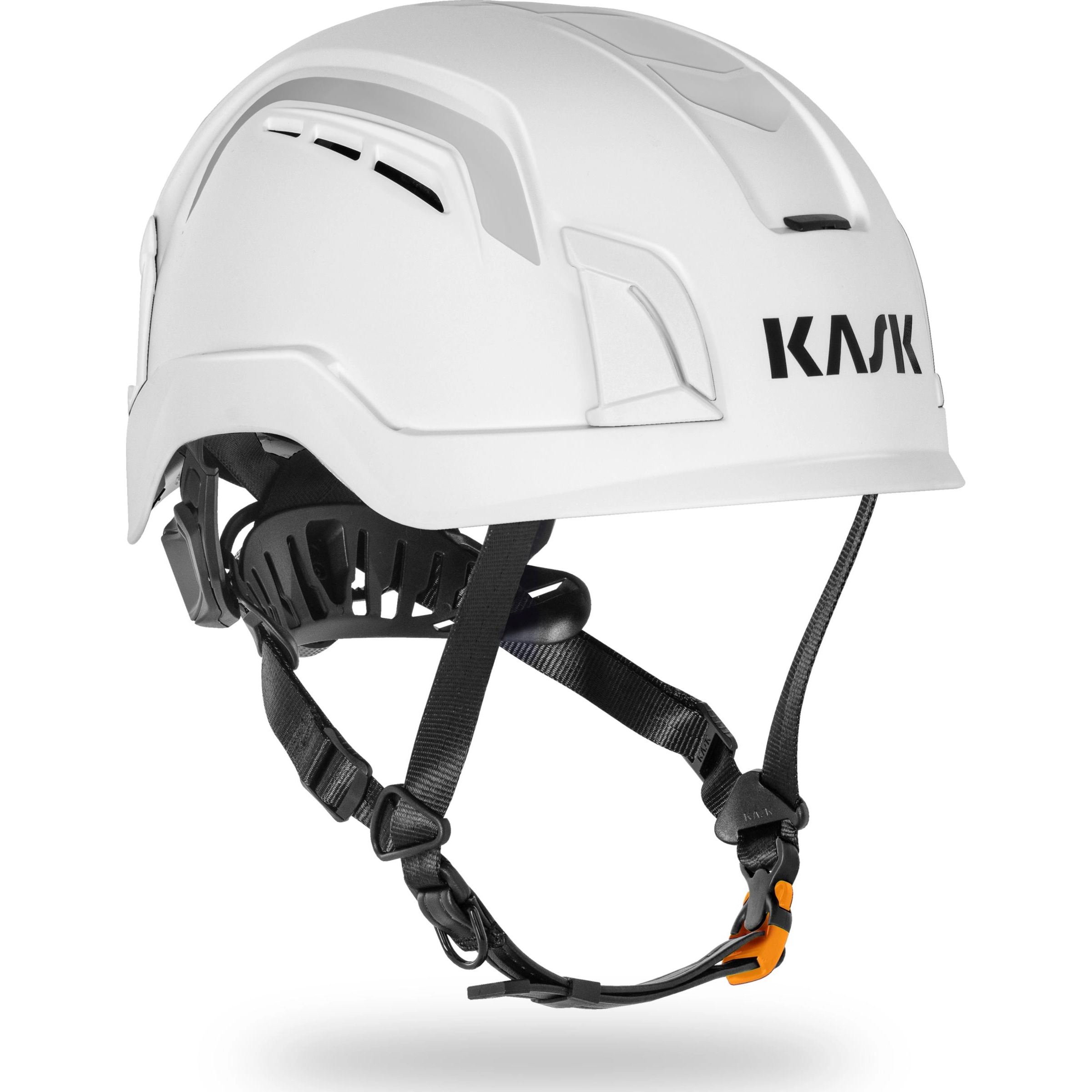 KASK Zenith X Air HI VIZ valkoinen tuuletettu työkypärä – EN 397 ja EN 50365