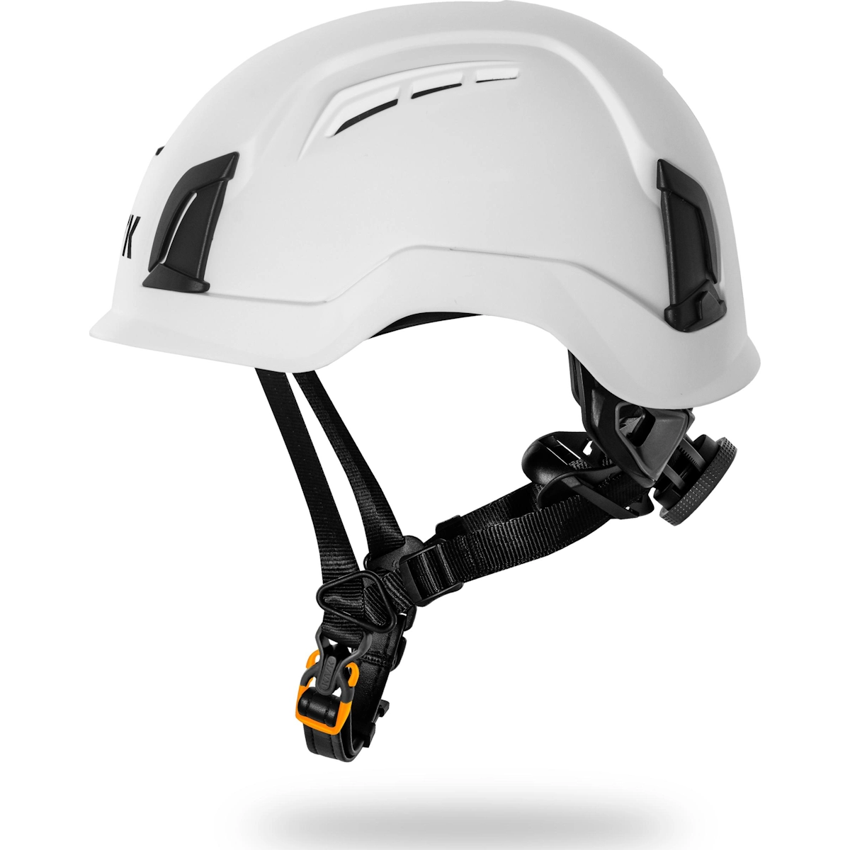 KASK Zenith X Air valkoinen työkypärä sivulta – tuuletettu rakenne