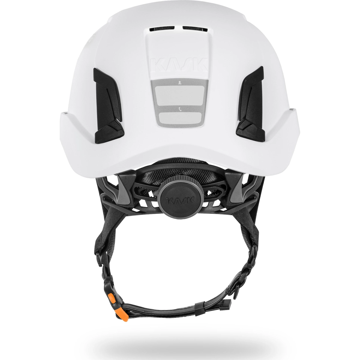 KASK Zenith X Air valkoinen työkypärä takaa – Adaptive Fit säätö 52–63 cm