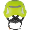 KASK Primero Air HI VIZ fluorikeltainen työkypärä takaa – Ergo Fit säätö 52–63 cm