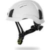 KASK Zenith X PL valkoinen työkypärä sivulta – tuuletettu EN 12492 kypärä