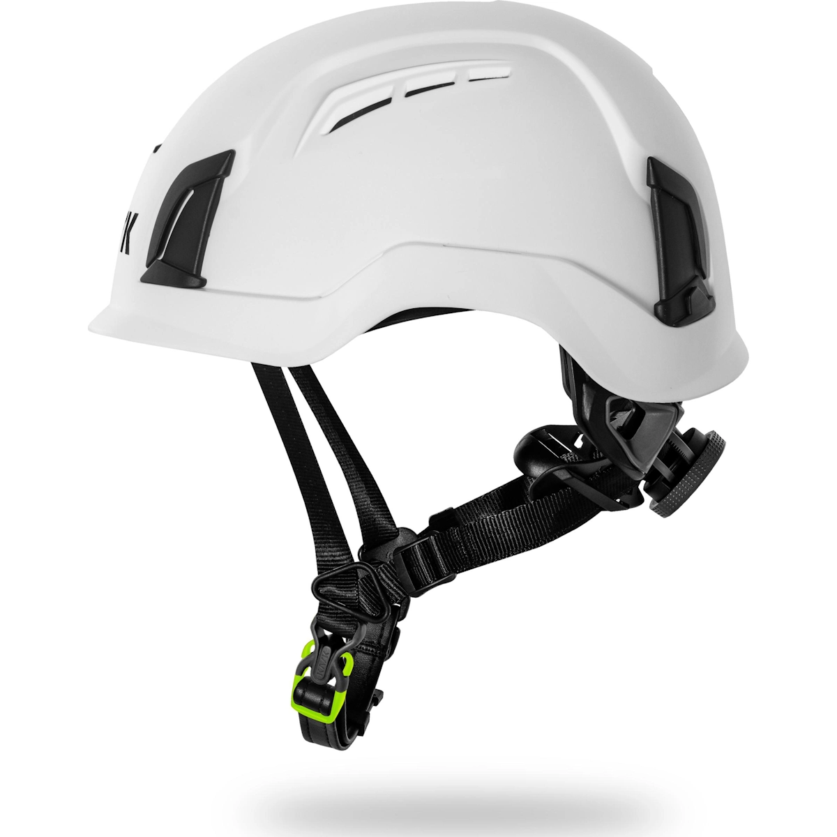 KASK Zenith X PL valkoinen työkypärä sivulta – tuuletettu EN 12492 kypärä