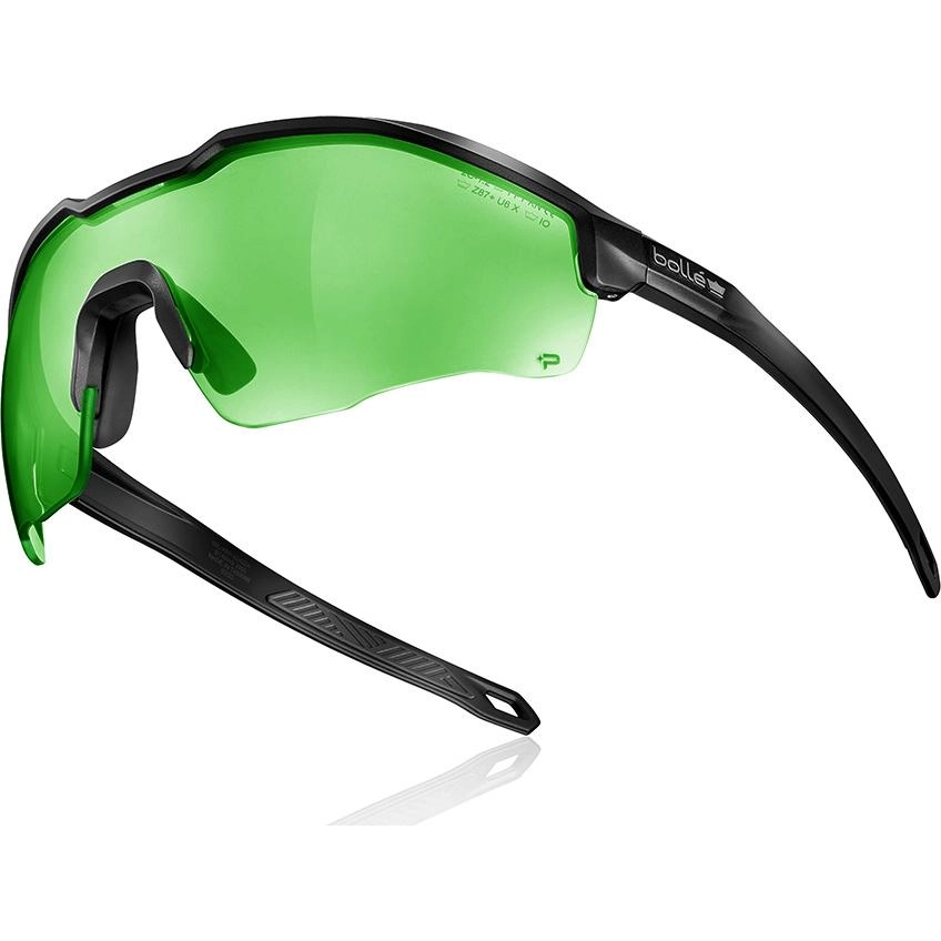 Bollé MY6 ProLaser Emerald ballistiset lasersuojalasit sivulta kuvattuna