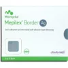 Mepilex Border Ag 7 x 7,5 cm antimikrobinen vaahtosidos