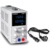 PeakTech 6080 A laboratoriovirtalähde 0–15 V 0–3 A DC virtajohdolla