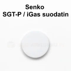Senko SGT-P / iGas suodatin kaasumittariin valkoisella taustalla