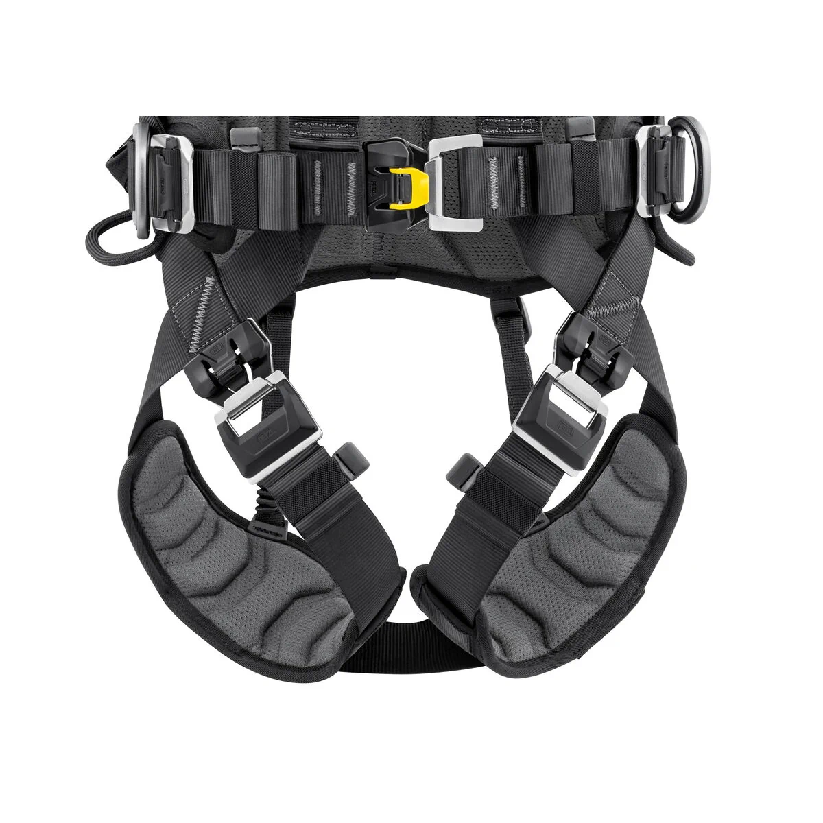 Petzl VOLT WIND OFFSHORE turvavaljaiden pehmustetut jalkalenkit, FAST-pikalukot ja lantiovyö