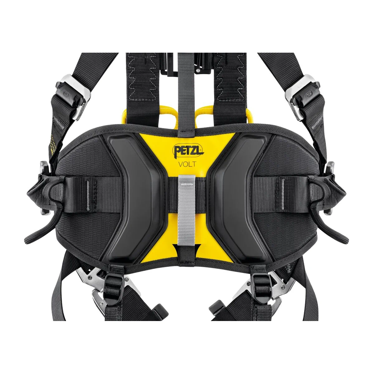 Petzl VOLT WIND OFFSHORE turvavaljaiden vahvistettu lantiovyö ja kulumissuojat