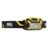 Petzl ARIA 1R otsalamppu sivulta, ladattava työvalo ja HYBRID CONCEPT -virtalähdejärjestelmä