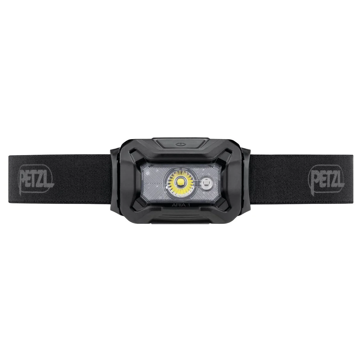 Petzl ARIA 1R RGB ladattava otsalamppu 475 lm, musta, LED-valaisin ja säädettävä otsapanta