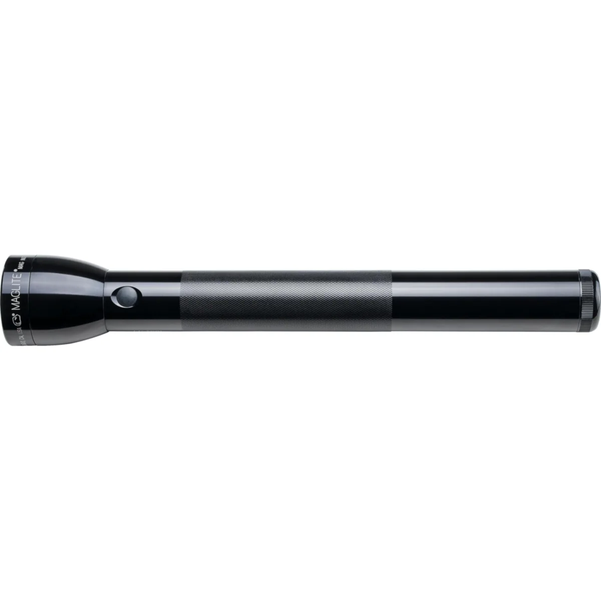 Maglite ML300L 4D musta LED-taskulamppu, pitkäkantamainen alumiinirunkoinen käsivalaisin neljällä D-paristolla