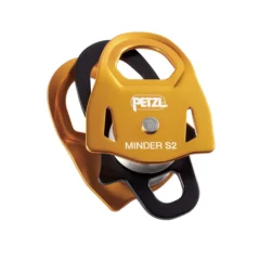 Petzl MINDER S2 kaksinkertainen taljapyörä 6 kN – kevyt väkipyörä köysipelastukseen ja nostojärjestelmiin