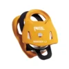 Petzl MINDER L2 kaksinkertainen Prusik-väkipyörä 12 kN – taljapyörä köysipelastukseen ja raskaiden kuormien nostamiseen